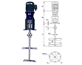 機械混合攪拌機（槳式）